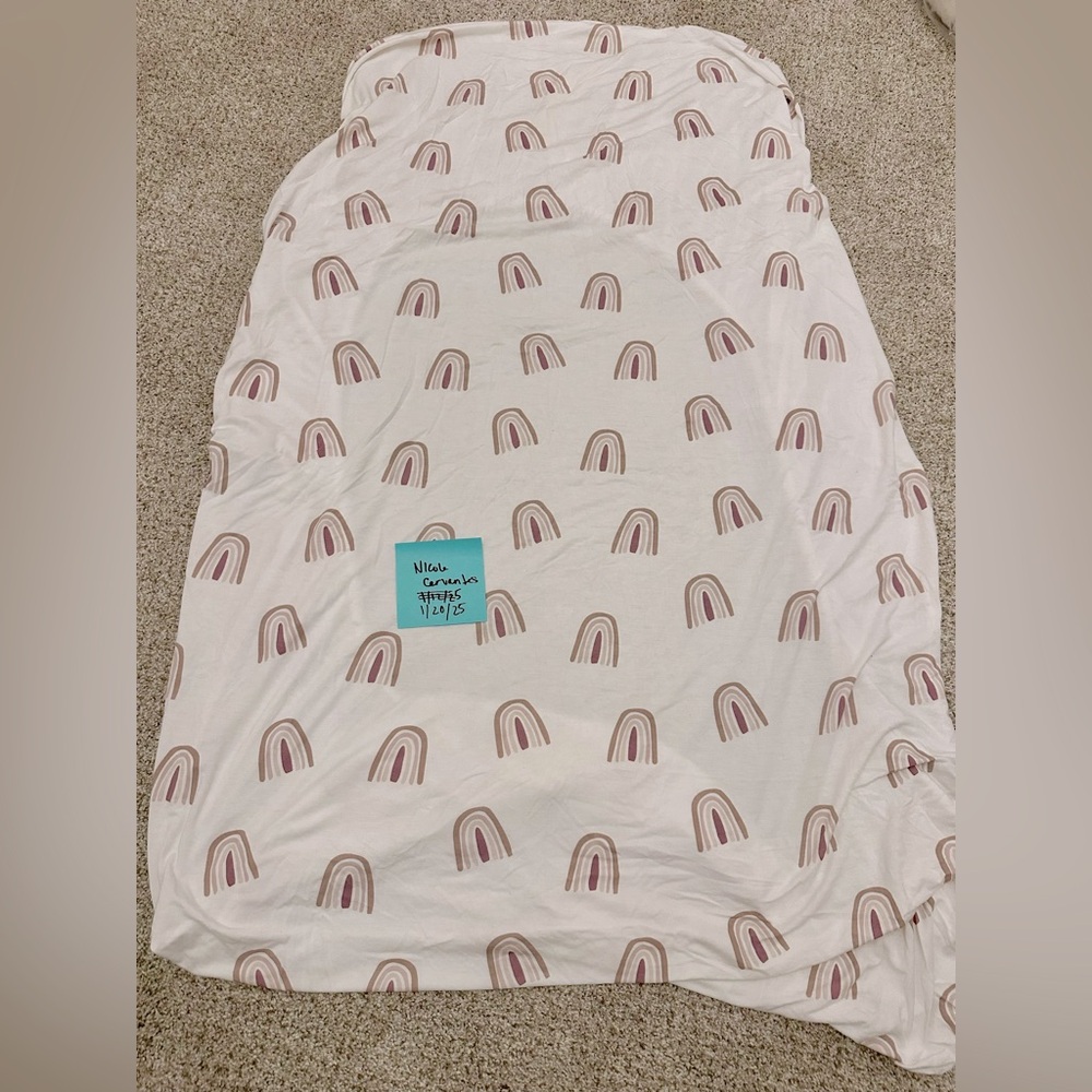 SOLD Kyte Baby Sunset Rainbow Crib Sheet